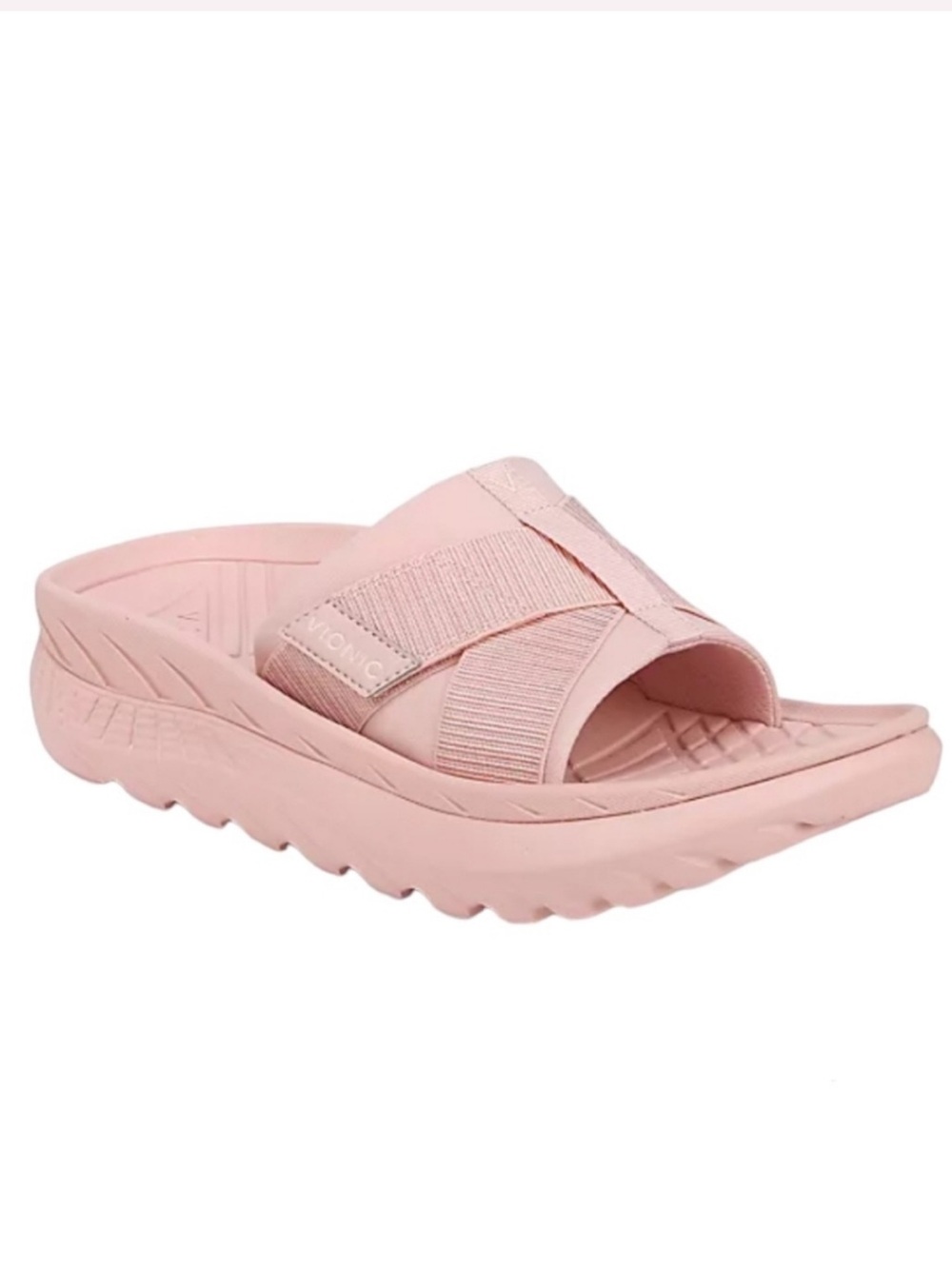 Vionic Recovery Slide Sandals Peaches Pink Size 13 NEW